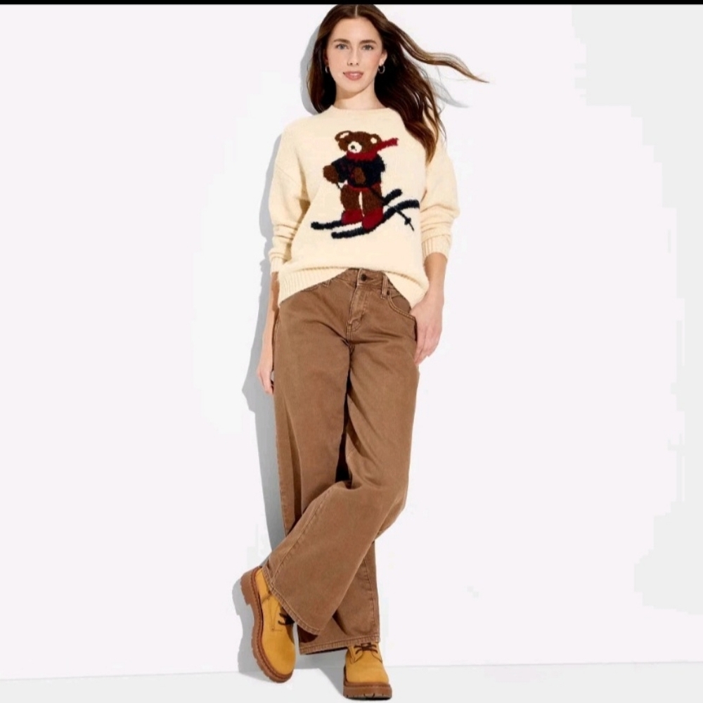 Wild Fable Crewneck Pullover Heritage Novelty Sweater XL